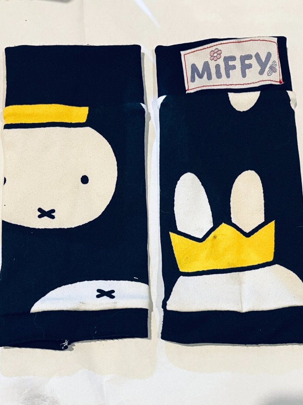 Handmade Miffy Upcycled Wrist Cuffs - Picture 2 of 4